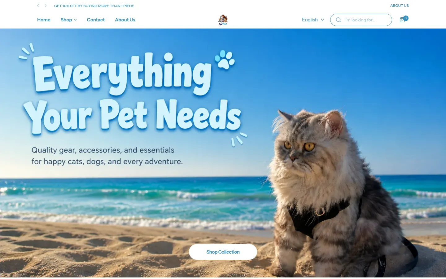 Leofect pet store · E-commerce · Pets